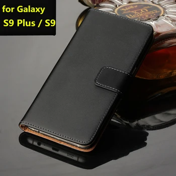 Luxusné peňaženky obal pre Samsung Galaxy S9+ Plus / S9 ochranné puzdro pu Kože flip puzdro pre Samsung SM-G960F G965F GG