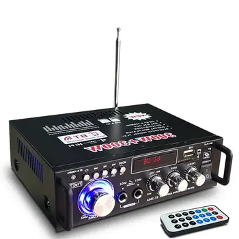 600W Digitálne HIFI Bluetooth Stereo Audio Zosilňovač SD FM Mic Auto Domov Trvanlivé