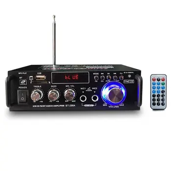 600W Digitálne HIFI Bluetooth Stereo Audio Zosilňovač SD FM Mic Auto Domov Trvanlivé
