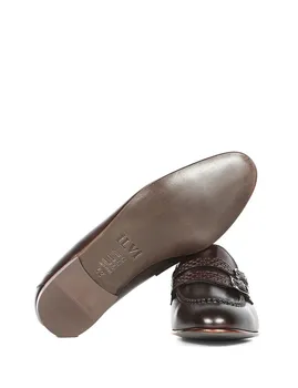 ILVi-pravá Koža Ručná Carrie Mužov Moccasin Hnedé Temného Mužov Topánky 2020 Jar Leto (Vyrobené v Turecku)