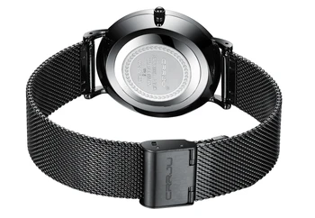 CRRJU Luxusné Značky Športové Náramkové hodinky Rose Black Displej Dátum Hodinky pánske Quartz Bežné Obchodné Sledovať Relogio Masculino