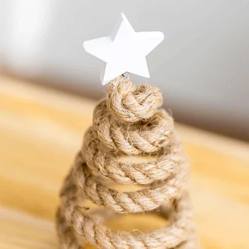 Hviezda Dreva Strom Vianočné Tvorivé Nordic Drevené Vianočný Stromček Ploche Malé Ozdoby, Výzdoba DIY Domáce Narodeniny Dekor 2021