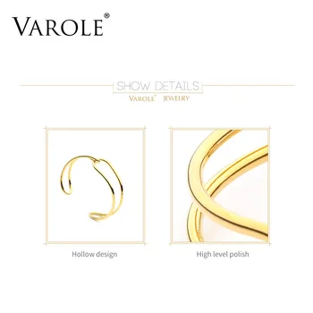 VAROLE Duté Line Art Design Prívesky Pre Ženy, Zlatá Farba Náramky Strana 2021 Módne Šperky Veľkoobchod Pulseras