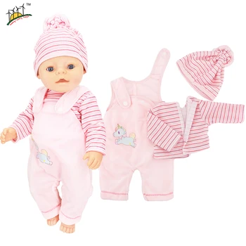 Unicorn Dieťa Zábal Oblečenie Jumpsuit fit 43-45 cm Baby-narodil Bábiky, Príslušenstvo & 18-palcové American Doll Oblečenie Remienky Pyžamá