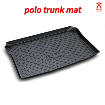 Black Ťažkých Nákladných Rohože-Všetky Počasie batožinového priestoru Ochrana, Odolné HD TPO vhodné Na VW Polo Mk6 2012-2020 (Šiesta Generácia)