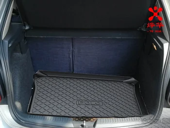 Black Ťažkých Nákladných Rohože-Všetky Počasie batožinového priestoru Ochrana, Odolné HD TPO vhodné Na VW Polo Mk6 2012-2020 (Šiesta Generácia)