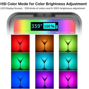 Ulanzi VL49 Plný Farieb RGB LED Video Svetlo 2500K-9000K 800LUX Magnetické Mini Vyplniť Svetla Rozšíriť 3 Studenej Obuvi 2000mAh Typ-c Port