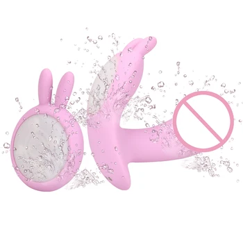 OLO Diaľkové Ovládanie Nositeľné Rabbit Vibrátor 10 Vibrácií Režimy Smart Kúrenie Dildo Vibrátor G-spot Klitorálny stimulácia
