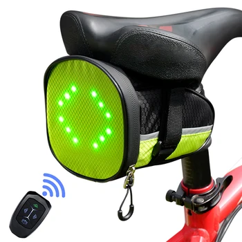 LED Požičovňa Sedlo Sedadlo Taška s Turn Signál Smerom Indikátor IPX5 Nepremokavé MTB Horský Cestnej Bike Cyklistické Príslušenstvo Nové