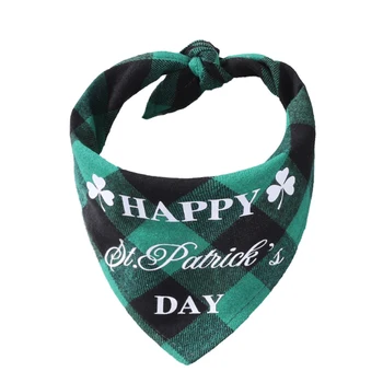 St Patricks Day Psa Šatku Ďatelina Dizajn Psa Trojuholníková Šatka Na St Patricks Day Šťastný St Patricks Day Írsky Kostým Pre Domáce
