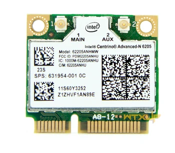 300Mbps Wireless Wifi karty Mini PCI-E Karty pre Centrino Advanced-N 6205 62205HMW pre ThinkPad X220 X220I T420 T520 W520 L420 60Y3253