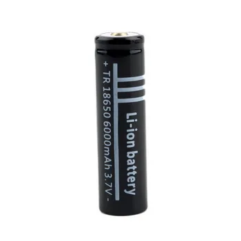 4Pcs/veľa Kvalitných Lítium Li ion Nabíjateľná Batéria 18650 Batérie 3,7 V 6000mAh pre Baterku Pochodeň doprava Zadarmo