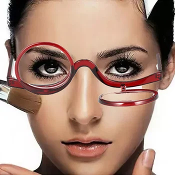 Iboode Rotujúce make-up, Okuliare na Čítanie Ženy Skladacie Presbyopic Okuliare Kozmetické Okuliarov Predstavenie Zväčšovacie Okuliare