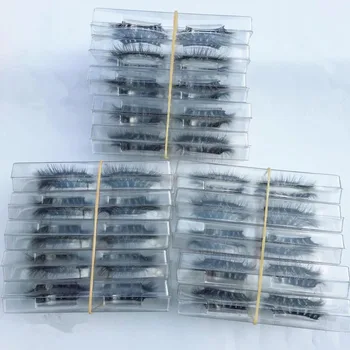 Morwalendi Riasy 30 párov Noriek riasy 3D falošné mihalnice veľkoobchod denné opakovane použiteľné noriek mihalnice nové ručné cilios