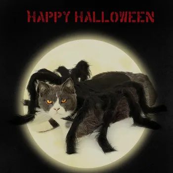 Pet Kostým na Halloween Spider Premenenia Zdobiť Roztomilý Pes Halloween Kostým Osobnosti Zábavné Halloween Kostým pre Mačky
