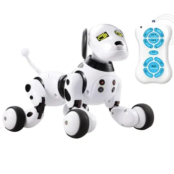 Led Elektronická Hračka Pet Bezdrôtový Deti Interaktívne Rozprávanie Smart RC Robot Pes Inteligentný Vzdelávacie Diaľkové Ovládanie