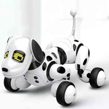 Led Elektronická Hračka Pet Bezdrôtový Deti Interaktívne Rozprávanie Smart RC Robot Pes Inteligentný Vzdelávacie Diaľkové Ovládanie