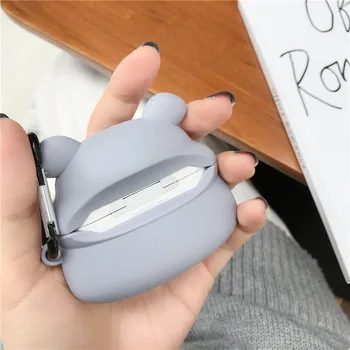 Pre Airpods Pro 1 2 3D Roztomilý Kreslený Anime Tuku, Myš, Potkan Earpods puzdro pre Apple Airpods 1 2 3 Bezdrôtové Slúchadlo Headset Kryt Box
