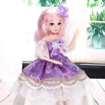 12 oddiel nadrozmerné bábika nastaviť dievča princezná jednej simulácie svadobné detské hračky Módne Bábiky V Sklade
