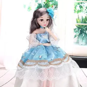 12 oddiel nadrozmerné bábika nastaviť dievča princezná jednej simulácie svadobné detské hračky Módne Bábiky V Sklade
