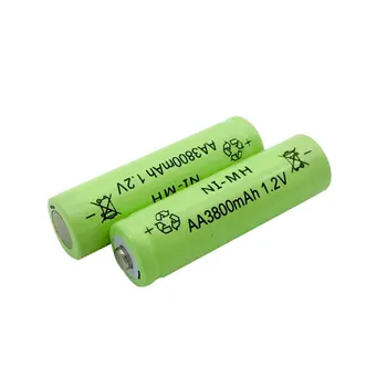 Pôvodné predávať lacné ajqq veľká kapacita NiMH batérie AA AA 3800 mAh 1.2 V nabíjateľné batérie pre hodinky, hodinky, hračky