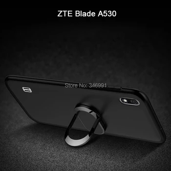 Čepeľ A530 Kryt Telefónu pre ZTE Blade A530 A606 Prípade luxusné 5.45 palcový Mäkké Čierne Silikónové Coque pre ZTE Blade A530 Prípadoch