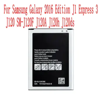 New Vysoká Kvalita 2050mAh EB-BJ120C Batérie Pre Samsung Galaxy 2016 Edition J1 J120 SM-J120F J120A J120h J120ds Mobilný Telefón