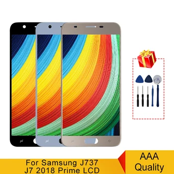 Originálne Pre Samsung Galaxy J7 2018 J737 LCD J737A J737P J737V J737T Dotykový LCD Displej Digitalizátorom. Displej Náhradné Diely