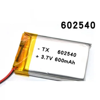 Lítium-Iónové Polymérové 602530 Batéria 3,7 v 600mAh Lítiová Batéria Pre MP4 MP5 GPS Smart Hodinky Jazdy Nahrávač