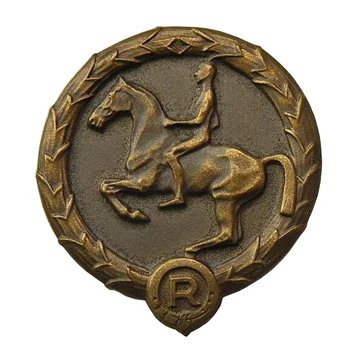 Nemecký Mladý Jazdec Odznak nemecký Kôň Jazdcov Odznak - 3. Triedy Bronz