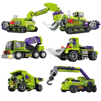 Robot KMEŇOVÝCH Hračka Inžinierstvo Stavebné kamene, Tehly Hračky Stavebnice pre Chlapcov Kompatibilný s LegoINGlys Konštrukcia Vozidiel