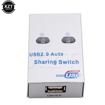 Najnovšie USB ROZBOČOVAČ USB Auto Zdieľanie Prepínač Pre 2 Počítač zdieľanie Tlačiarne Podporuje 2 alebo 4 počítače zdieľať 1 USB zariadenie