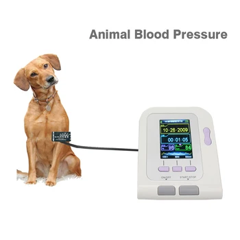 Zviera krvný tlak Pet sphygmomanometer pre zvieratá Nastaviteľné Digitálne Hornej končatiny Krvný Tlak OVP Monitor CONTEC08A