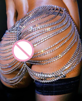 Echonight Crystal Pás, Brucho Sukne Reťazca Ženy Diamante Bielizeň Strapec Festival Strany Elegantné Reťazca Sexy Telo Postroj Šperky