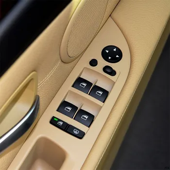 Lakťová opierka Auto ľavé predné sedadlo vodiča LHD Interiérové Dvere Rukoväť Vnútorné Panel Vytiahnuť Výbava Kryt Pre BMW E70 X5 X6 E71