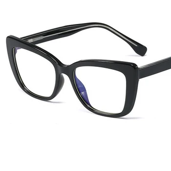 Móda Transparentné Počítač Okuliare, Optické Krátkozrakosť Blbecek okuliare rámy pre ženy Modré svetlo filter chráni oči Okuliare
