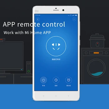 Xiao Mi Smart Zásuvky Mijia Smart home plug wifi alebo Bluetooth Verzia APLIKÁCIE Diaľkové Ovládanie Napájania Detekcie Pracovať s Mi domov APP