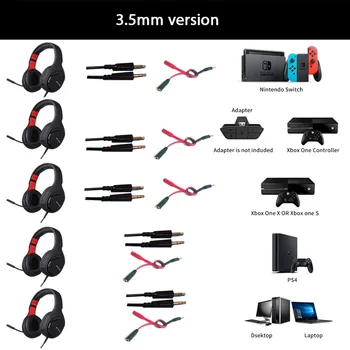 Herný Headset Slúchadlá & Slúchadlá s Mikrofónom Značky Somic Pôvodné hráč 3,5 mm USB 301