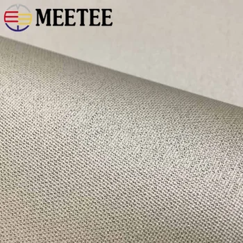 Meetee 50/100X150cm Hrubé 600D Ohňovzdorné Oxford Tkanina Strieborné Pozlátené Polyester Waterproof Garáže Vonkajšie Spomaľovač Horenia Textílie