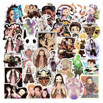 100 Ks Populárny Kreslený Anime Démon Vrah Graffiti Nálepka na Batožinu Notebook, Telefón, Auto, Styling Nepremokavé DIY Nálepky Hračky