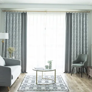 Nordic Závesy pre Obývacej Izby, Spálne, Moderná Iny Vietor Obývacia Izba, Šitie Tlač CurtainFinished Produkt Prispôsobenie