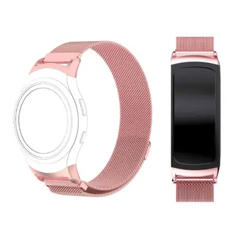 Náramok z nerezovej Ocele, Magnetické Pásmo Pre Samsung Výstroj Fit 2 Fit2 Pro SM-R360 Smart Hodinky Popruhu Pásu Watchbands