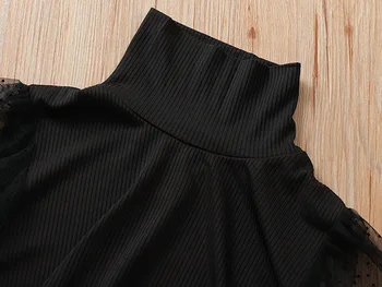 Elegantné Ženy Black Turtleneck Zrastov Tričko Žena Oka Pozrite si Prešla Lístkového Dlhý Rukáv Slim T shirt 2020 Jeseň Topy Harajuku SJ5317V