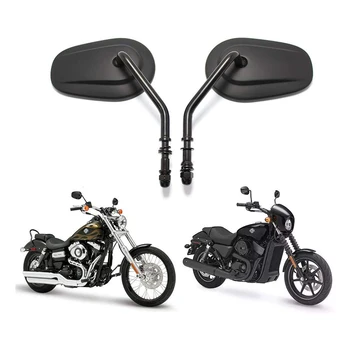 Čierny Matný Motocykel Bočné Zrkadlá pre Cruiser Turné XL 883 1200