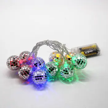 1,5 M 2*AAA Batérie Laserové Zrkadlo loptu+LED Svetlá String Vonkajšie Dovolenku Svadobné Party Detská Posteľ Víla Svetla Dekorácie