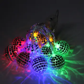 1,5 M 2*AAA Batérie Laserové Zrkadlo loptu+LED Svetlá String Vonkajšie Dovolenku Svadobné Party Detská Posteľ Víla Svetla Dekorácie