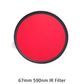 67mm 590nm označenie špecifického rizika r59 Infračervené Optické Triedy Filter na Objektív Kamery Príslušenstvo