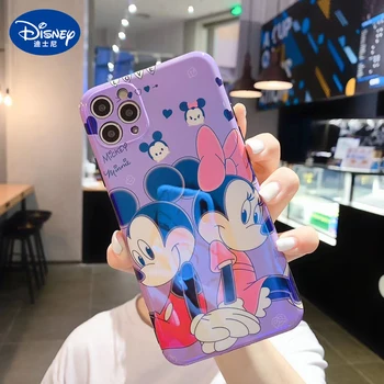 Disney puzdro pre IPhone 11 Xs 11pro XR XsMAX 11pro 11pro Max 12promax 12pro 12mini 7 8 Plus Roztomilý Mickey Minnie Donald Duck Prípadoch