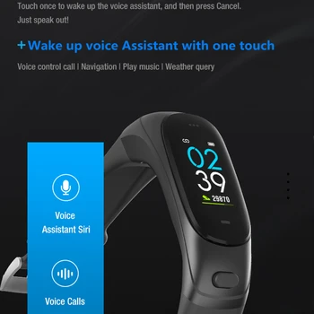 V08 Pro Farba Headset Hovoriť Smart kapela Bluetooth Náramok Tepovej frekvencie Športové Passometer Fitness Tracker Náramok