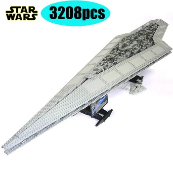 10221 Star Wars Super Star Destroyer Cisára Bojovníkov Loď Execytor 3208pcs stavebným Hračky Kompatibilné Lepining 05028
